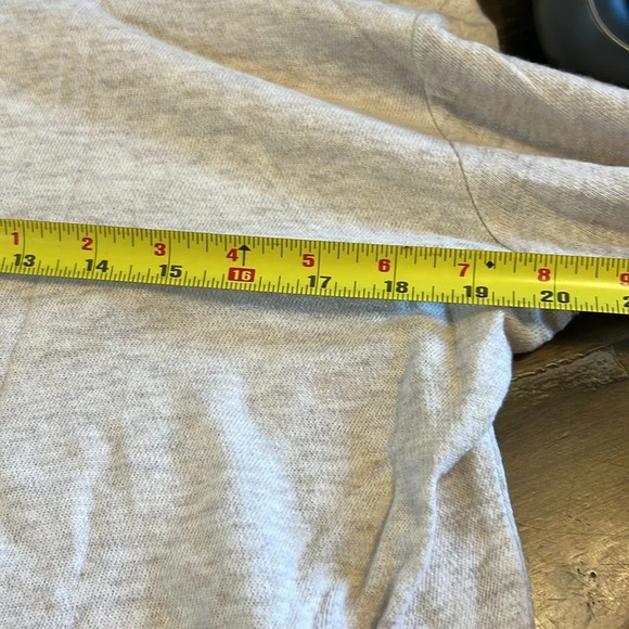 Wilt Lagenlook Boxy Long Sleeve Top Distressed Cream Cotton Cashmere Silk M - Picture 7 of 11